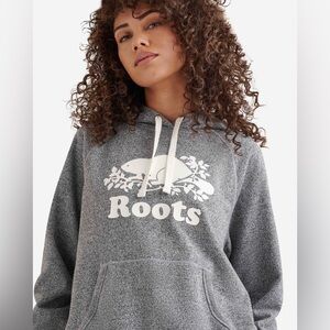 Roots Salt & Pepper Original Kanga Pullover Hoodie Organic Cotton